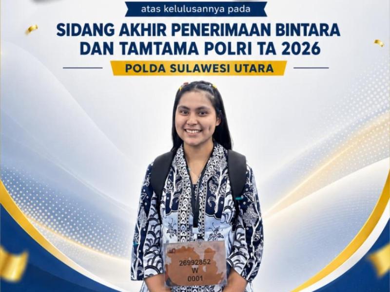 Alumni D3 Akuntansi UKRIM Lulus Seleksi Bintara Polri TA 2026